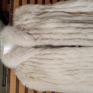 Saga Fox blue fox coat